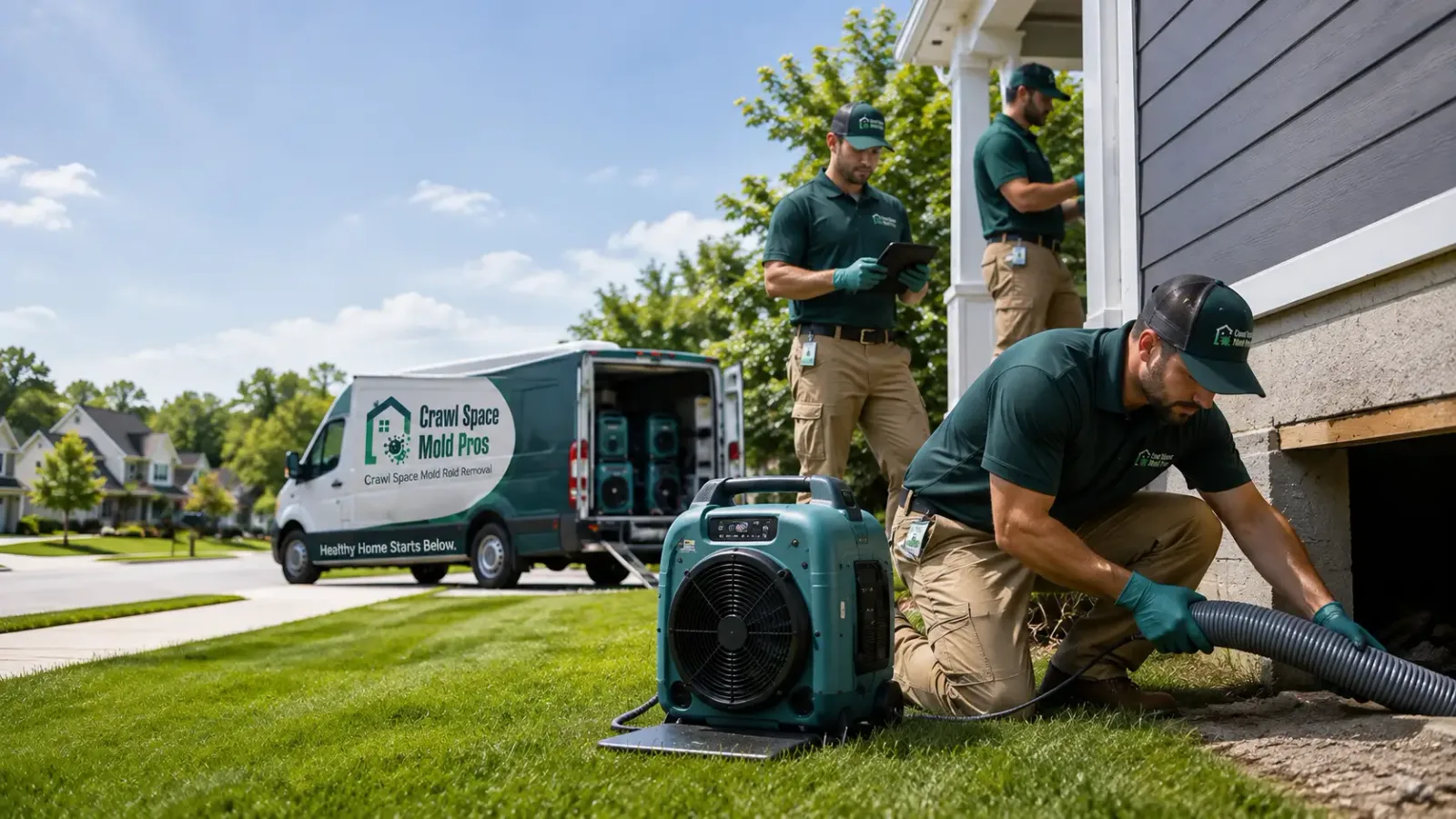 Crawl Space Mold Removal in Foster, RI
